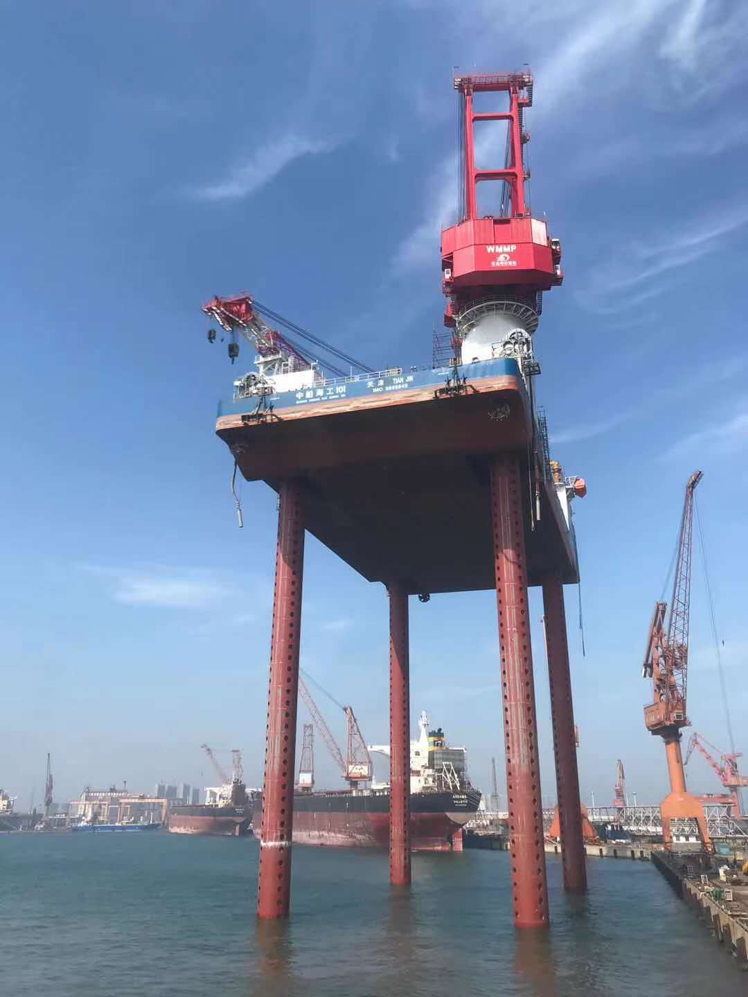 中船重工海底沖樁泵項目